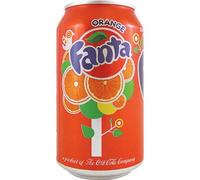 Fanta Orange 12 oz (355 ml) - 12 cans.