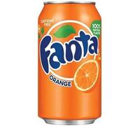 Fanta Orange Can 330ML - Pack Of 12 Delicious Flavour Drink