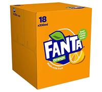 Fanta Orange Cans, 18 x 330 ml
