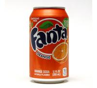 Fanta Orange Naturally Flavoured Soda 355ml (Pack of 6)