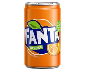 Fanta Orange Soft Drink Can 150 ml (Pack of 24)