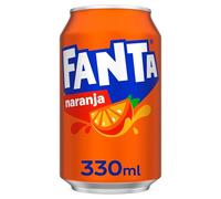 Fanta Orange Soft Drink Can, 330ml