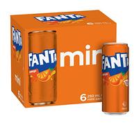 Fanta Orange Soft Drink Mini Can Multipack 6 x 250 ml