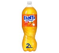 Fanta Orange Zero Added Sugar Soft Drink Bottle 2000 ml