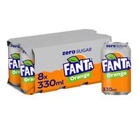 Fanta Orange Zero Cans 8x 330 ML
