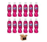 Fanta - Original Fruit Flavoured Sparkling Fizzy Soft Variety Drinks, Cans Bottles | Orange, Lemon, Fruit Twist, Pineapple & More | Regular & 0 Sugar | (Bottles 500ml 12 pack, Raspberry)