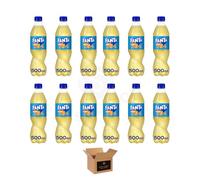 Fanta - Original Fruit Flavoured Sparkling Fizzy Soft Variety Drinks, Cans Bottles | Orange, Lemon, Fruit Twist, Pineapple & More | Regular & 0 Sugar | (Bottles 500ml 12 pack, Pineapple & Grapefruit)