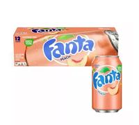 Fanta Peach Soda 355 ml Pack of 12 - Free Fast Delivery