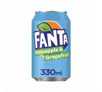 Fanta Pineapple + Grapefruit 330ml Cans (Pack of 24) 0402145