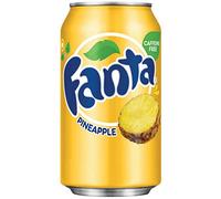 Fanta Pineapple Cans 355ml - Pack of 12