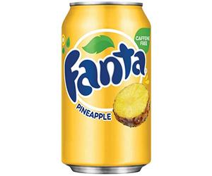 Fanta Pineapple Soda Cans, 355 ml, Pack of 12