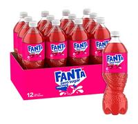 Fanta Raspberry Zero Sugar Soft Drink Multipack Bottles 12 x 1.25L