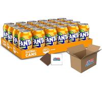 Fanta Selection Fanta Orange Cans 24x330ml Convenient Bulk For School, Business Or Parties Boxed Treatz
