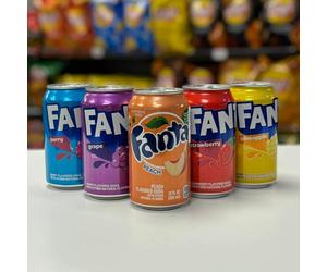 Fanta Soda Selection American 355ml x 5 Cans USA Import