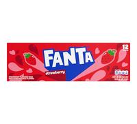 Fanta Strawberry Soft Drink Cans 12oz (355ml) - Pack of 12