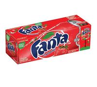Fanta Strawberry Soft Drink Cans 12oz (355ml) - Pack of 12