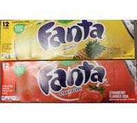 Fanta Strawberry and Pineapple Mix 355ml pack of 24