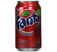 Fanta Strawberry Soda 12oz Cans (Pack Of 12)