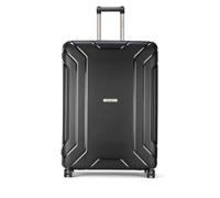 FANTANA Safetech Courtland Spinner Suitcase - Zip-Free Hard Shell Travel Luggage with TSA Lock, Lightweight Carry-On Travel Case for Business Trips & Short Breaks (Black, 75.5)