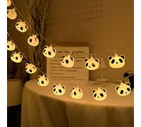Fantasee LED Panda Head Fairy Lights Battery Operated 5ft Fantastic Light for Bedroom, Baby Room, Kids Room, Birthday Party Decoration (1.5M, 10 LEDs, Panda Head)