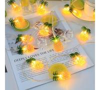 Fantasee Summer Tropical String Lights, Battery Operated Home Decor Lights LED Fairy Fantastic Lights for Bedroom Birthday Hawaiian Party Decor (Pineapple, 20LED)