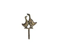 FantasHome Wall Mounted Cast Iron Home Decor Single Hook with Unique Design (Ducks)