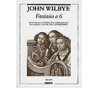 Fantasia 6 score and parts sheet music Wilbye, John 6 recorder (SSAATB)