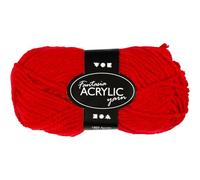 Fantasia Acrylic Yarn, L: 80 m, red, 50g