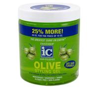 Fantasia Gel Bonus Olive Oil Dry Hair Formula Styling Gel, 20 Ounce