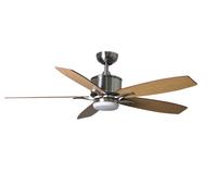 Fantasia Prima 52in Ceiling Fan Brushed Nickel LED Light Dual Mount 117179