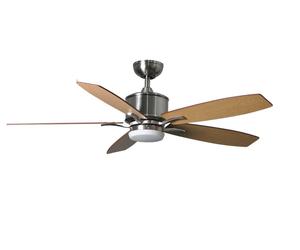 Fantasia Prima 52in Ceiling Fan Brushed Nickel LED Light Dual Mount 117179