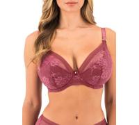 Fusion Lace Plunge Bra Fantasie Red 36E