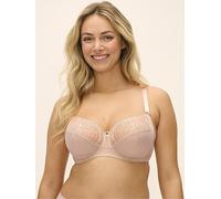 Fantasie Women's Underwired Full Coverage Bra Adelle - Side Support, Sheer Natural Beige 38F