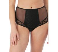 Fantasie Women's Ana High Waist Brief Bikini Style Underwear, Black, L