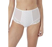 Fantasie Women's Ana High Waist Brief Bikini Style Underwear, White, XL