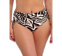 Fantasie Aruba Nights High Waist Bikini Brief - Black and Cream - M - 12