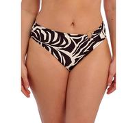 Fantasie Aruba Nights Mid Rise Bikini Brief - Black and Cream - 2XL - 18