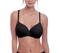 Fantasie Women's Aura Moulded Underwire Seamless T-Shirt Bra, Opaque, Black, (36) E