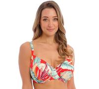 Fantasie Bamboo Grove Gathered Full Cup Bikini Top Hot Chilli Red 38D
