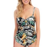 Fantasie Womens Bamboo Grove Twist Front Tankini - Black Polyamide - Size 36FF