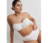 Fantasie Beach Waves Bandeau Bikini Top Linen 34DD