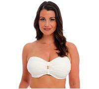 Fantasie Women's Beach Waves Bandeau Bikini Top in White | Size: 32F Fantasie White 32F