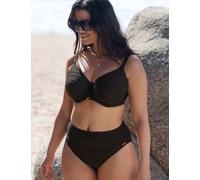 Fantasie Beach Waves High Waisted Bikini Bottoms Black