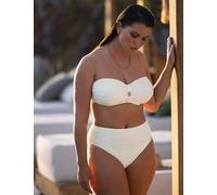 Fantasie Beach Waves High Waisted Bikini Bottoms Cream
