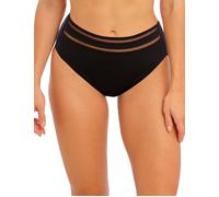 Fantasie Women's East Hampton High Waist Bikini Brief in Black | Size: 16 Fantasie Black 16