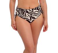 Fantasie female Aruba Nights Printed High Waisted Bikini Bottoms - L - Black/White, Black/White
