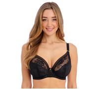 Fantasie Fusion Lace Plunge Bra Black Pink 32FF
