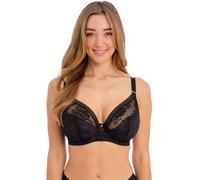 Fantasie Fusion Lace Plunge Bra - Underwired Padded - Black 34D