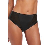 Fantasie Women's Illusion Brief, VPL-Free Mid-Rise Smooth, Black XXL