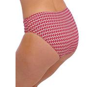 Fantasie Koh Lipe Bikini Briefs Mid Rise Gold Trim Bikini Bottom Swim Brief